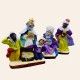 Santon de Provence 4cm - Santons les Rois Mages - Santons Flore Aubagne