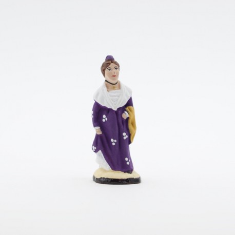 Santon de Provence - Arlésienne 4cm - Costume - Santons Flore Aubagne
