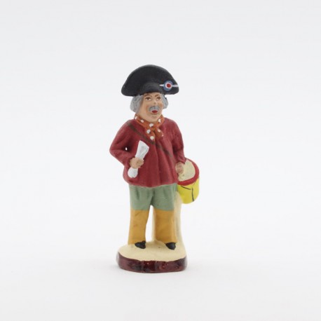 Santon de Provence - Garde Champêtre puce 4cm - Gendarme - Santons Flore