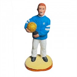 Santon Jean-Pierre Papin et le ballon d'or