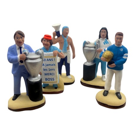 Les santons footballeurs de l'OM