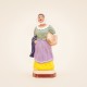 Santon de Provence - Femme à la Bassinoire 7cm - Santons Flore Aubagne