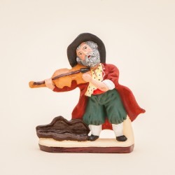 Santon de Provence - Violoniste 7cm - musicien - Santons Flore Aubagne