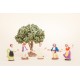 Santons de Provence - La Farandole Provençale Complète 7cm - Santons Flore