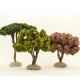 Santon de Provence - Le coffret de 5 arbres de Provence - Santons Flore Aubagne