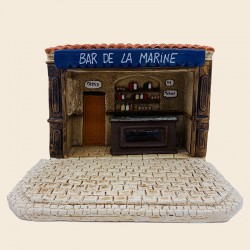 Santon de Provence - Bar de la Marine - Pagnol - Santons Flore