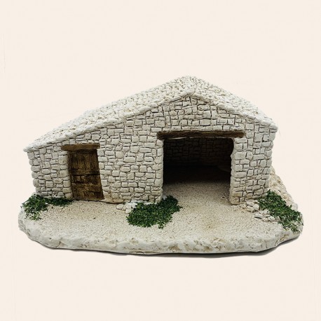 Santon de Provence - La Bergerie pour santons 7cm - Santons Flore Aubagne