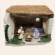 La nativité complète dans son etable 7 cm